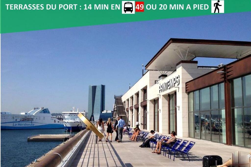 Climatise Gare Stcharles 4 Chambres Grand Balcon / Experience-Immo Marseille Kültér fotó